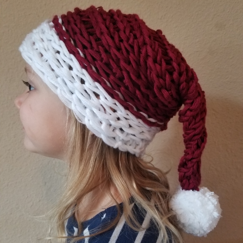 Handmade santa hat